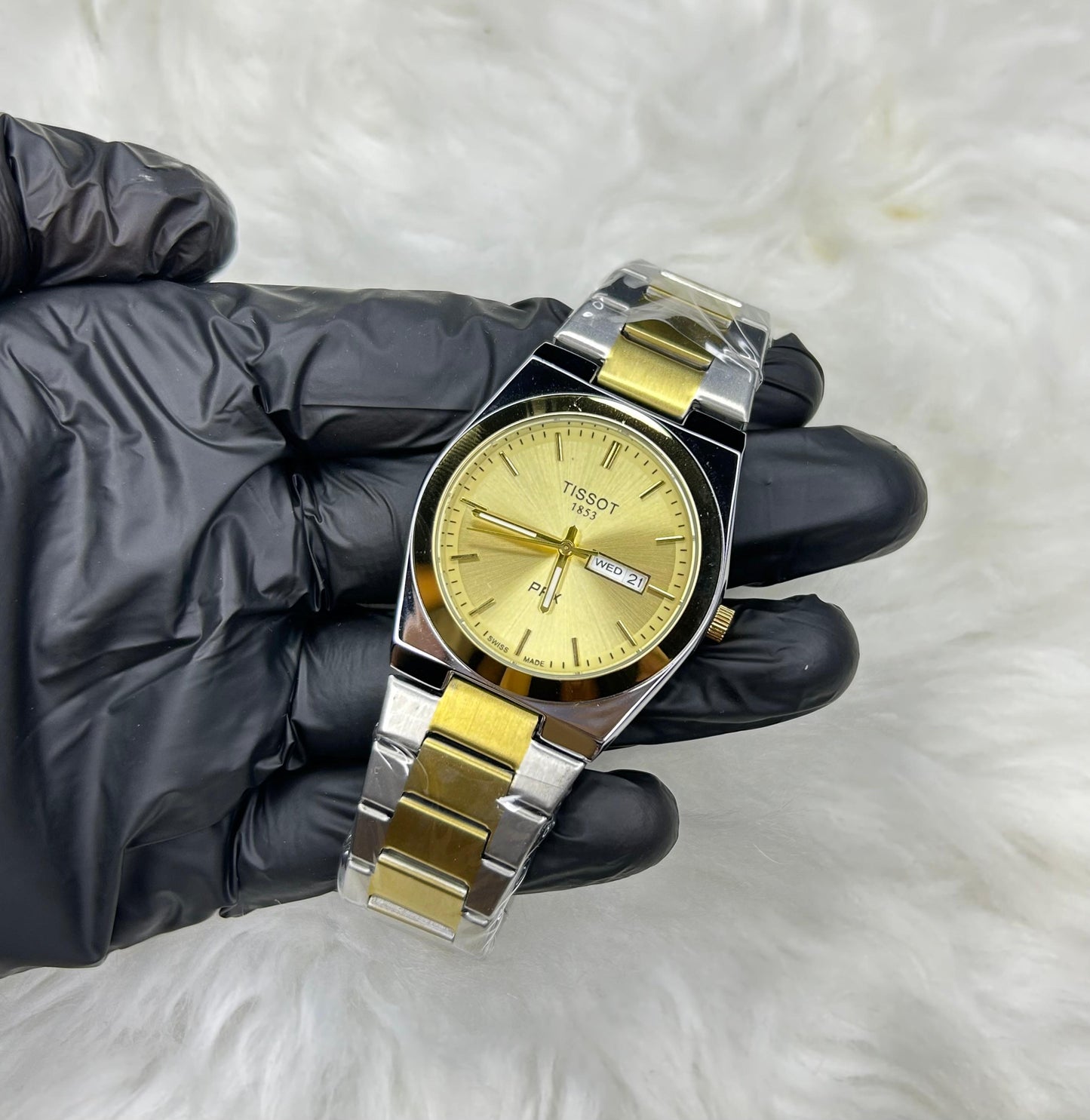 ๐ Tissot Elite โ Two-Tone Gold & Silver Edition โ