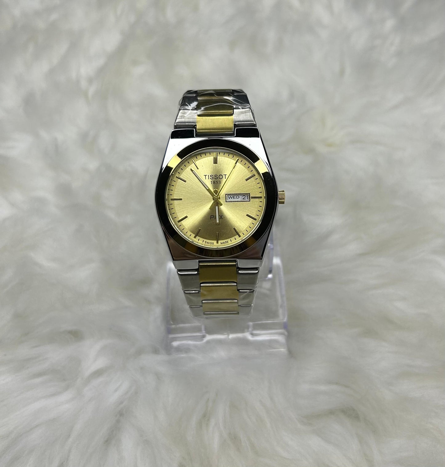 ๐ Tissot Elite โ Two-Tone Gold & Silver Edition โ