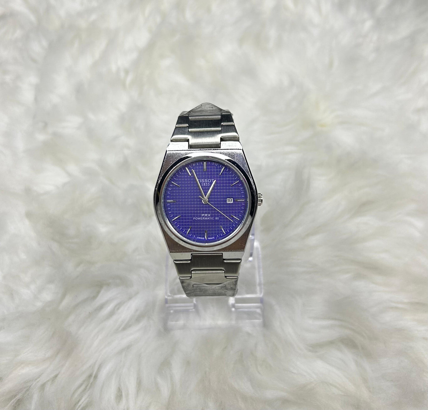 💙 Tissot PRX – Blue Dial | Silver Steel Edition ⌚