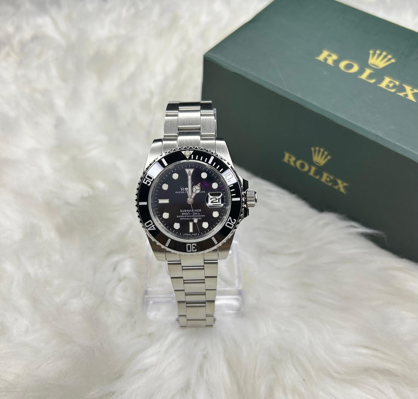🖤 Midnight Steel – Silver Edition ⌚