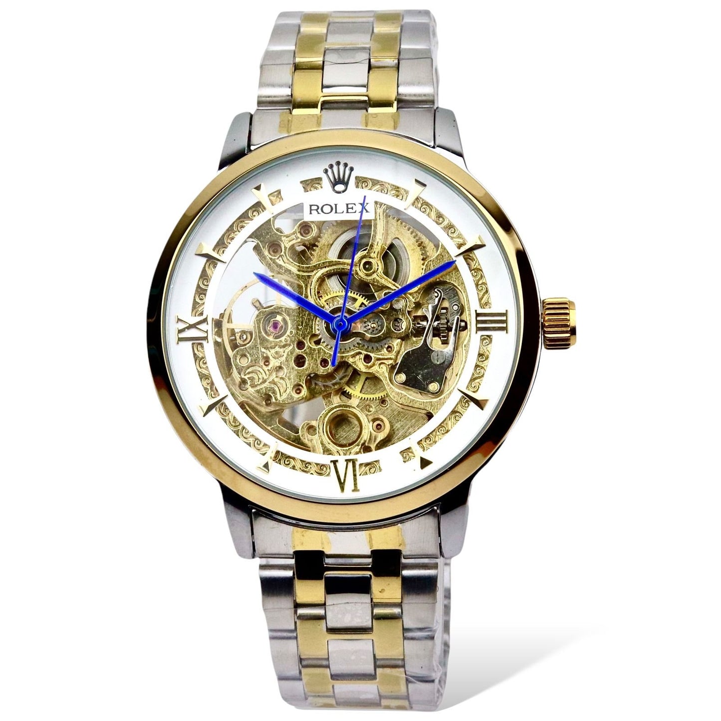 ⚙️ Imperial Motion – Automatic Two-Tone Watch ⌚