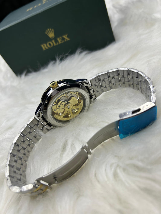 ⚙️ Imperial Motion – Automatic Two-Tone Watch ⌚