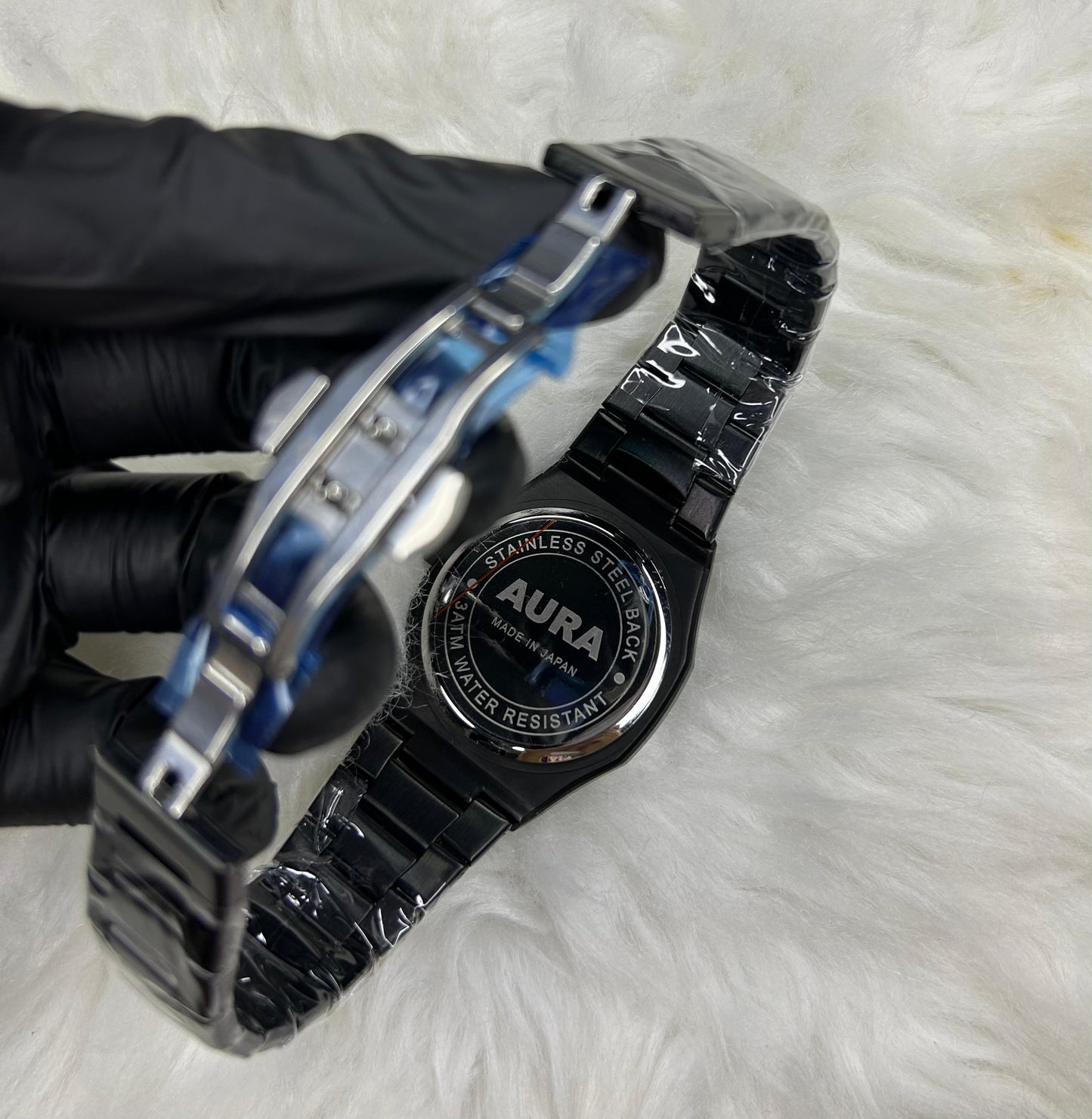 🖤 Black Aura – Steel Edition | Arabic Dial ⌚