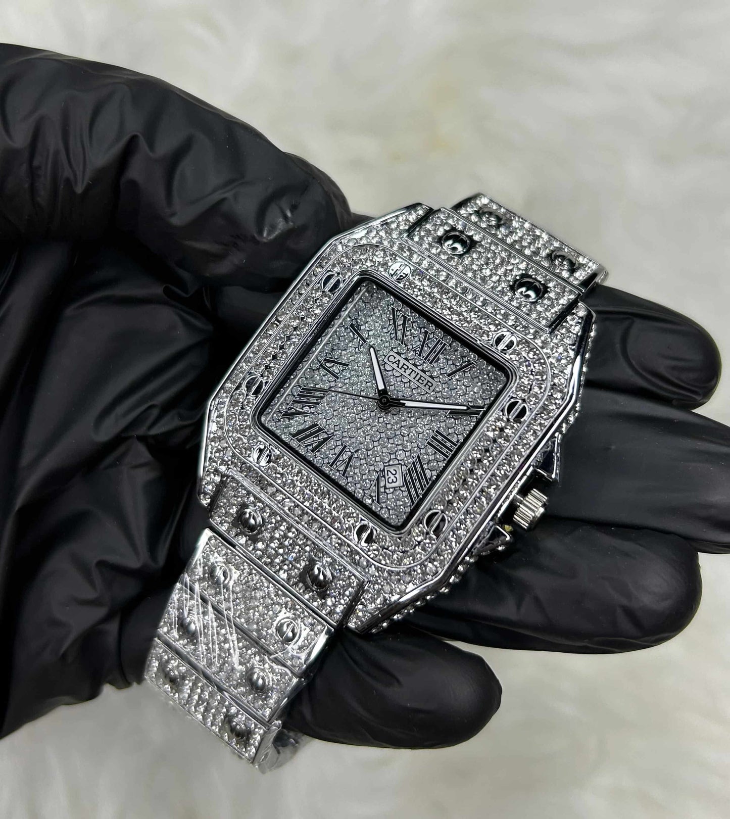 💎 Cartier Luxe – Diamond Edition | Butterfly Lock ⌚
