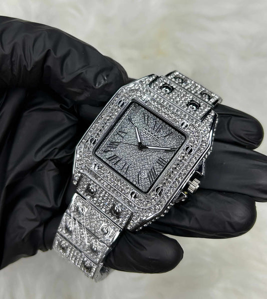 💎 Cartier Luxe – Diamond Edition | Butterfly Lock ⌚