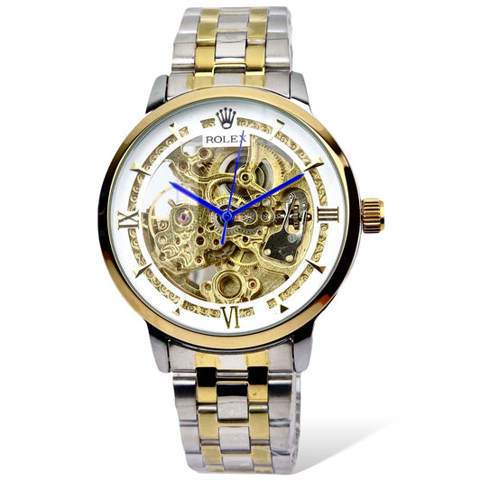 ⚙️ Imperial Motion – Automatic Two-Tone Watch ⌚