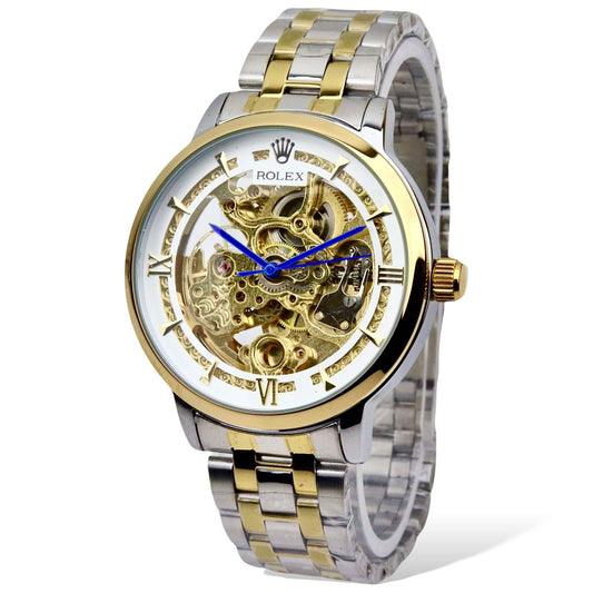 ⚙️ Imperial Motion – Automatic Two-Tone Watch ⌚